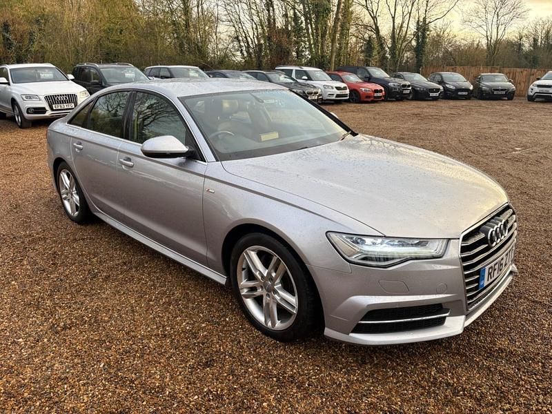 Begagnad Audi A6 S-Line 190 HK (139 kW) 2016 Silver Sedan