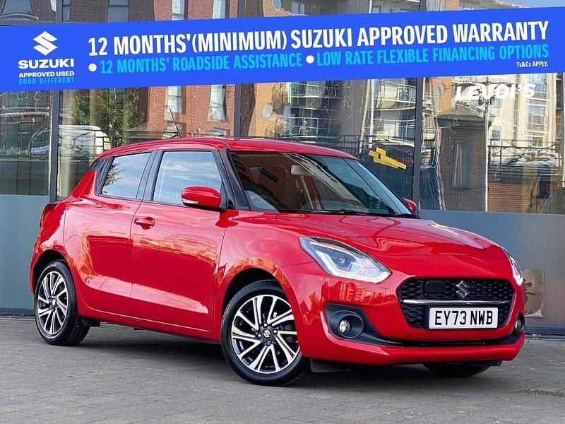 Red Used 2023 Suzuki Swift SZ5 Hatchback | £16,990 (Fair price) - Image 1/3