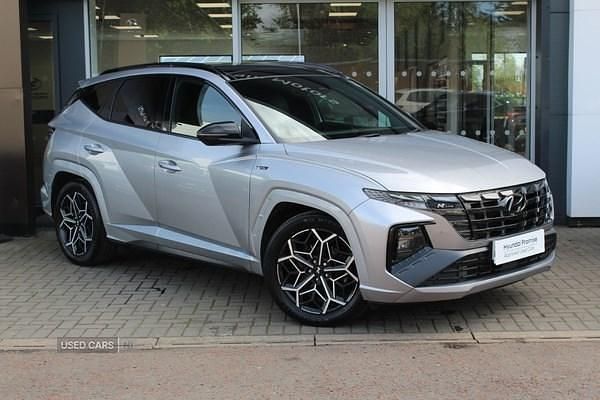 Silver Used 2021 Hyundai Tucson N Line SUV | £19,495 (Expensive) - Image 1/4