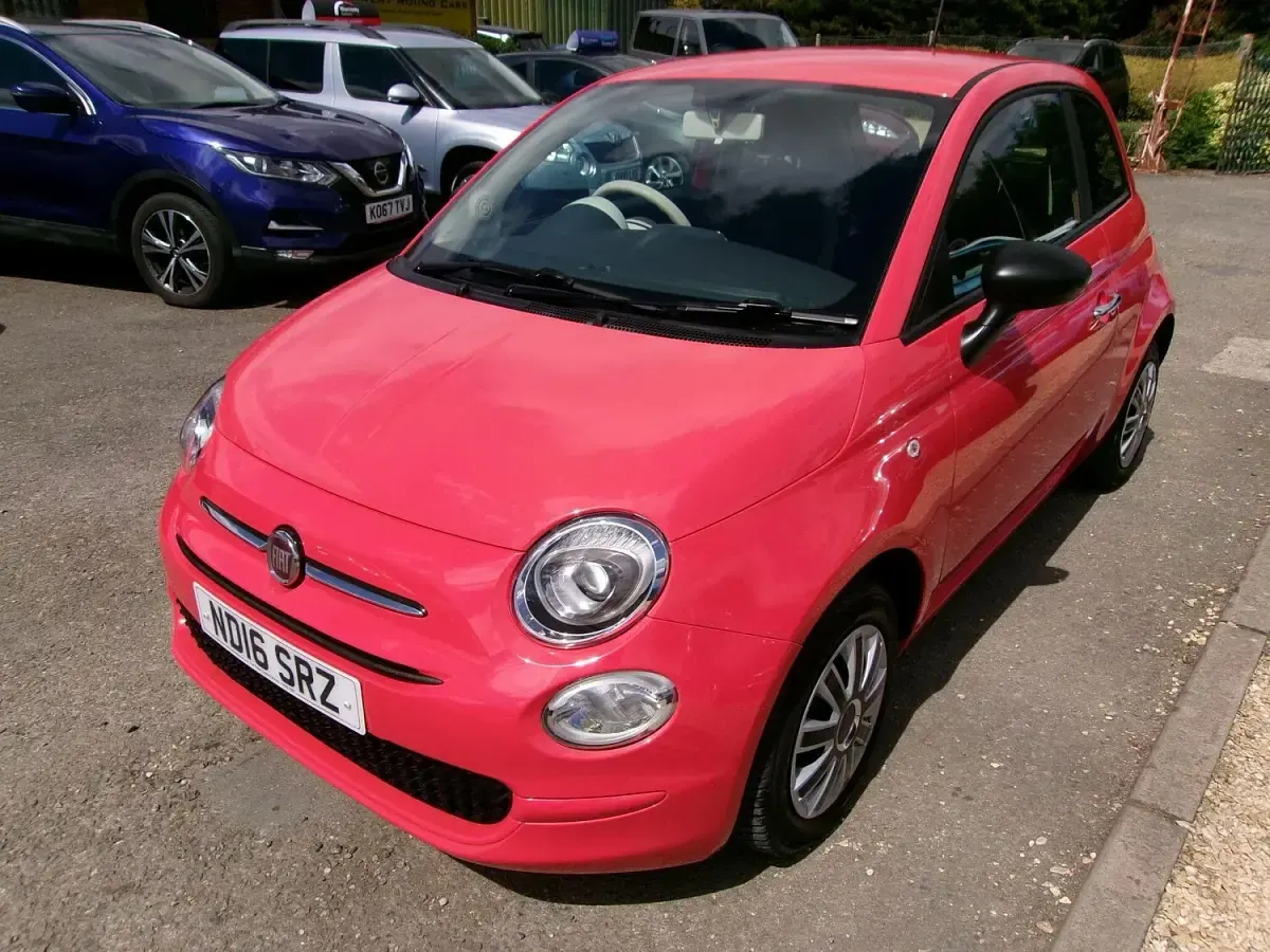 Used Fiat 500 Pop 69 HP (50 kW) 2016 Pink Hatchback