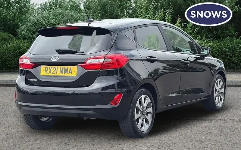 Used Ford Fiesta Trend 95 HP (69 kW) 2021 Black Hatchback