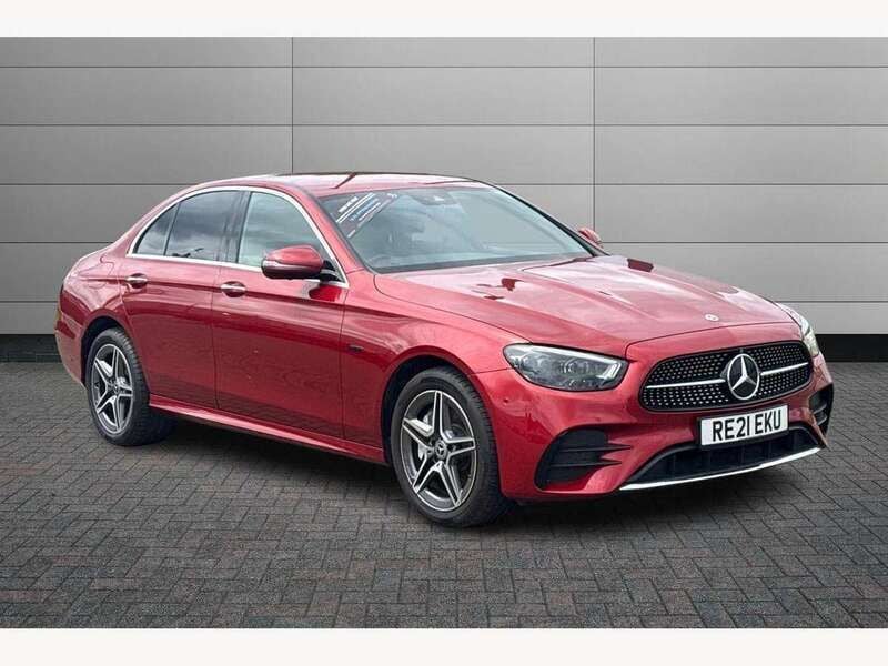 Red Used 2021 Mercedes E300 AMG Line Premium Sedan | £27,163 (Fair price) - Image 1/2