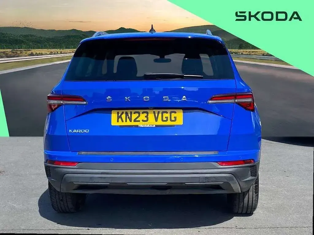 Used Skoda Karoq SE L 150 HP (110 kW) 2023 Blue SUV