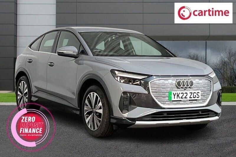 Grey Used 2022 Audi Q4 Sportback e-tron Sport SUV | £22,750 - Image 1/3
