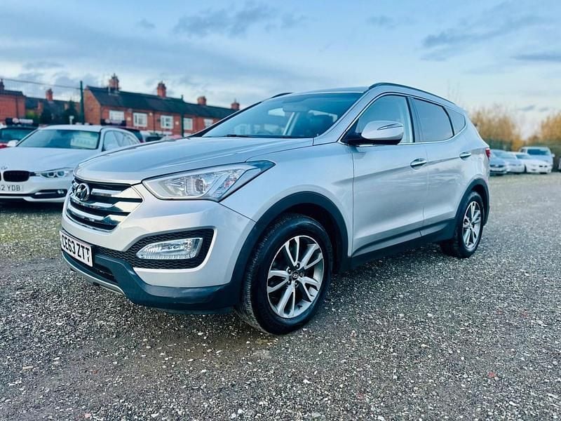 Used Hyundai Santa Fe Premium 197 HP (144 kW) 2013 Silver SUV
