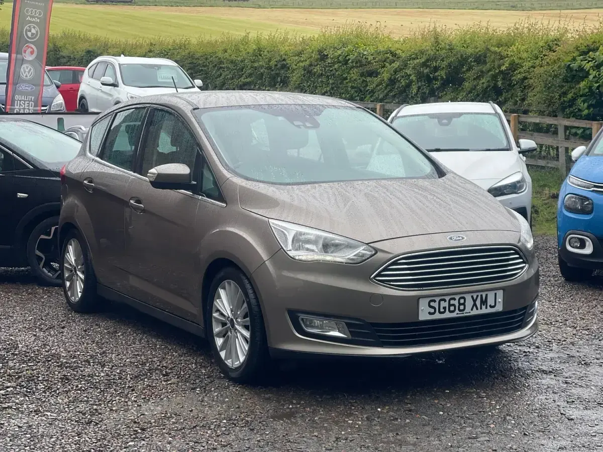 Used Ford C-MAX Titanium 125 HP (91 kW) 2018 Silver MPV