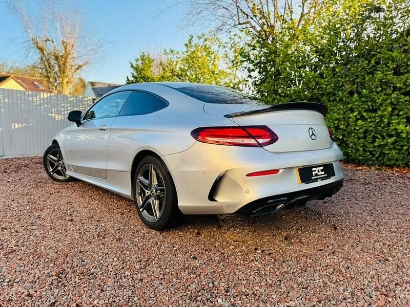 Used Mercedes C300 AMG Line Premium 245 HP (180 kW) 2019 Silver Coupe