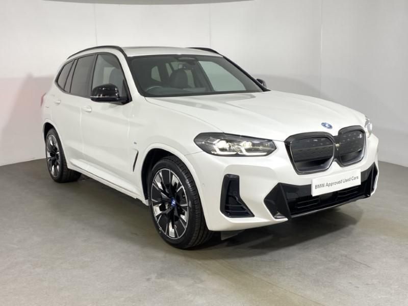 White Used 2022 BMW iX3 M Sport SUV | £34,950 (Fair price) - Image 1/4