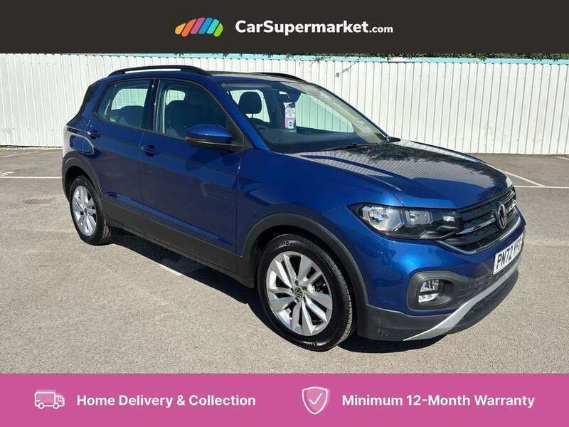 Blue Used 2022 VW T-Cross SE SUV | £13,197 (Good price) - Image 1/4