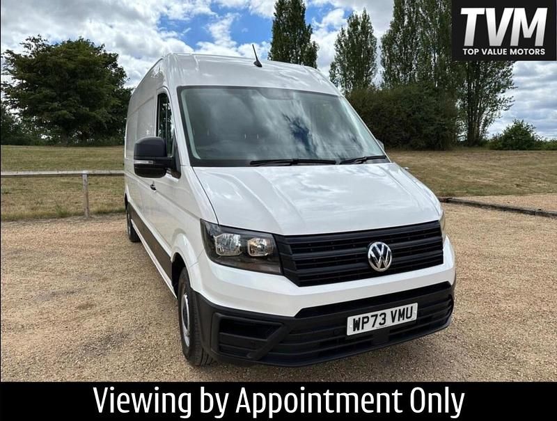 White Used 2023 VW Crafter Trendline Van | £22,975 (Fair price) - Image 1/4