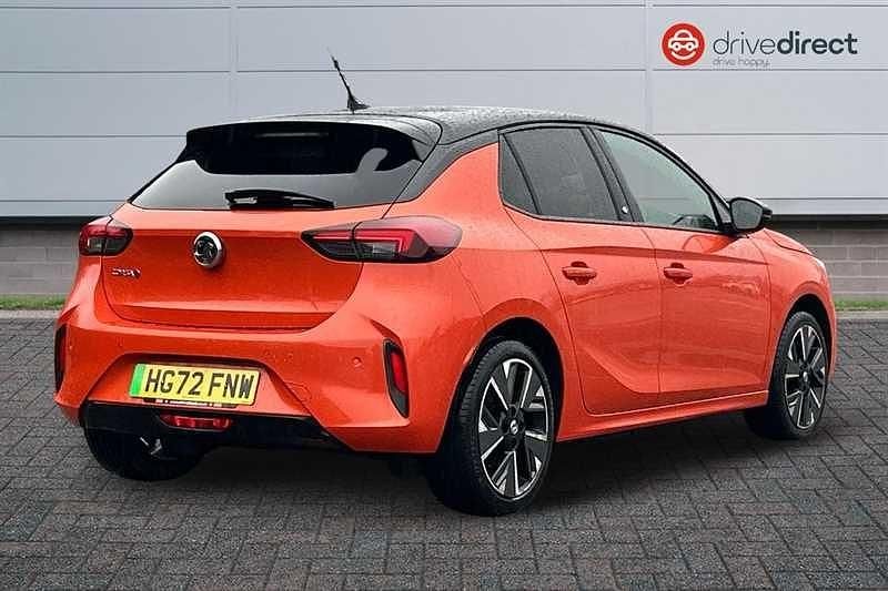 Used Vauxhall Corsa-e GS Line 100 kW (136 HP) 2022 Orange Hatchback