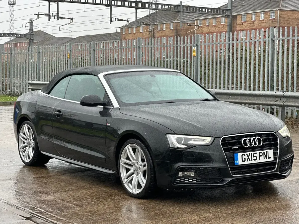 Used Audi A5 Cabriolet S-Line 2015 Black Cabriolet