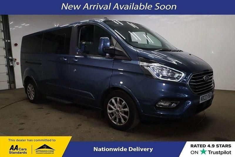 Blue Used 2022 Ford Tourneo Custom Titanium MPV | £29,500 (Expensive) - Image 1/4