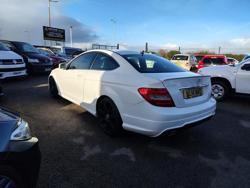 Used Mercedes C220 Sport Edition 2014 White Coupe