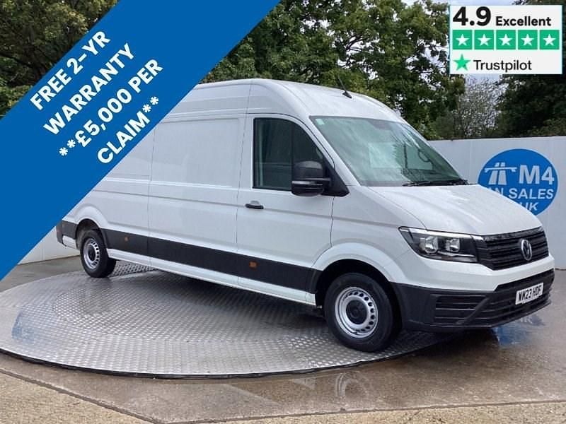 White Used 2023 VW Crafter Trendline Van | £22,495 (Fair price) - Image 1/3