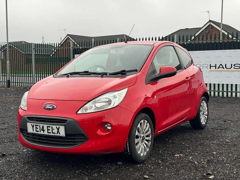 Used Ford Ka Zetec 69 HP (50 kW) 2014 Red Hatchback