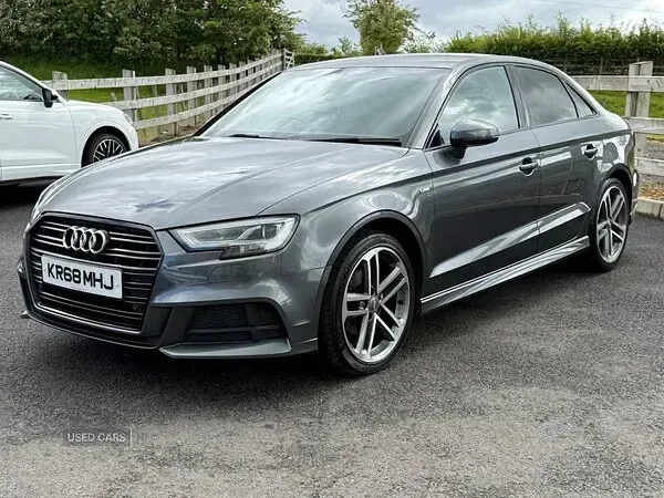 Used Audi A3 S-Line 150 HP (110 kW) 2018 Grey Sedan