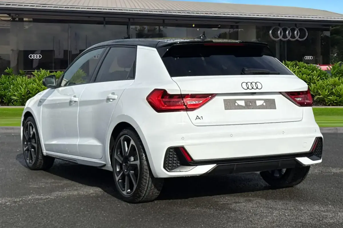 New Audi A1 Sportback Black Edition 150 HP (110 kW) 2026 White Hatchback