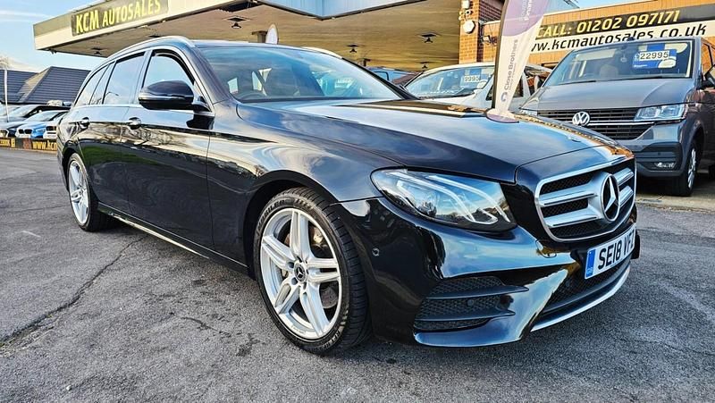Used Mercedes E220 AMG Line Premium 194 HP (142 kW) 2018 Black Estate