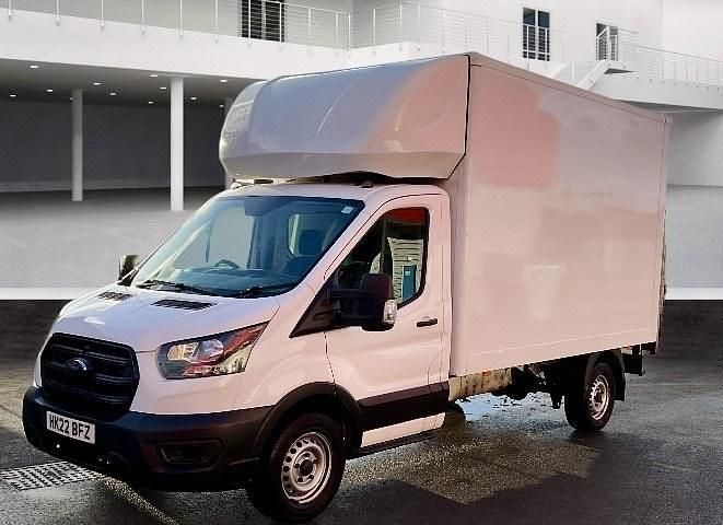 Used Ford Transit 130 HP (95 kW) 2022 White Cabriolet