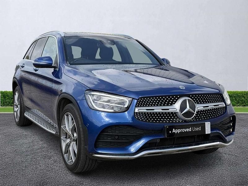 Used Mercedes GLC300 AMG Line Premium 2022 Blue Estate