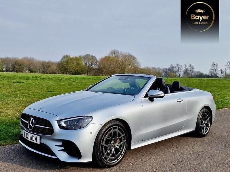 Used Mercedes E220 AMG Line Premium 2021 Silver Cabriolet