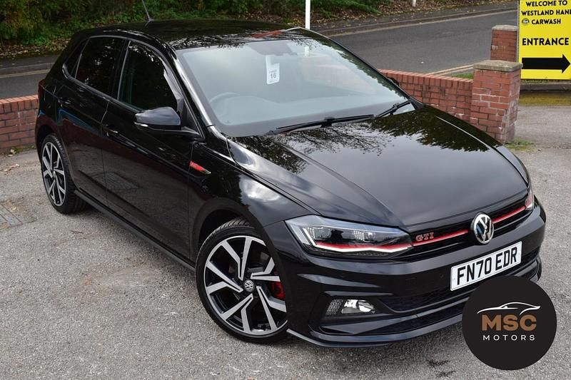 Black Used 2020 VW Polo GTI Hatchback | £17,998 (Fair price) - Image 1/4