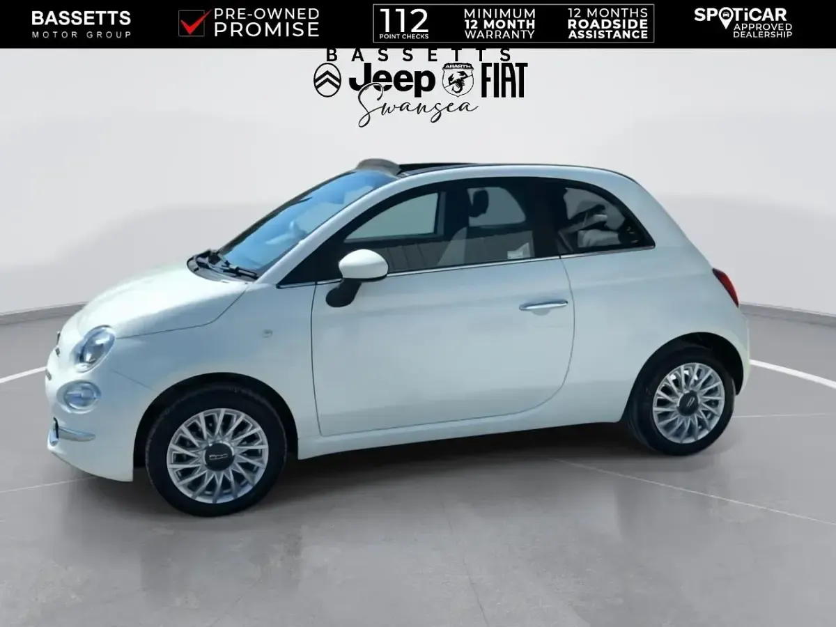 Used Fiat 500C S 70 HP (51 kW) 2025 White Cabriolet