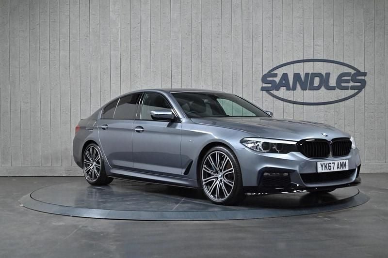 Blue Used 2018 BMW 540 M Sport Sedan | £21,499 (Fair price) - Image 1/4