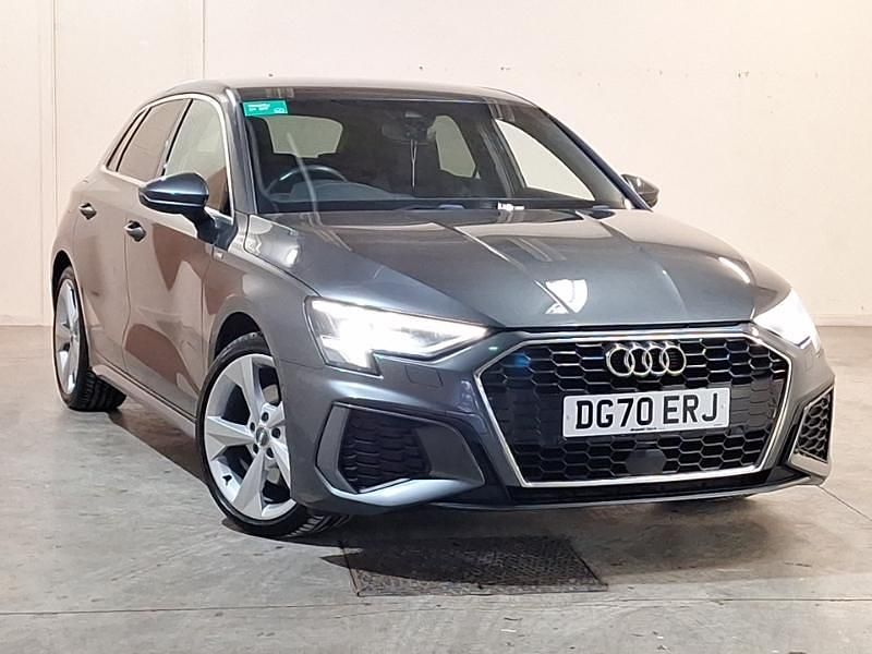 Used Audi A3 S-Line 150 HP (110 kW) 2020 Grey Hatchback