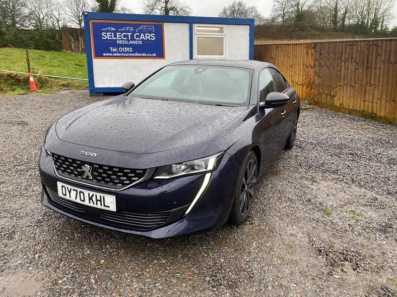 Used Peugeot 508 GT-line 130 HP (95 kW) 2020 Blue Hatchback