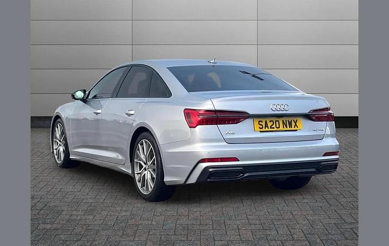 Used Audi A6 Black Edition 200 HP (147 kW) 2020 Silver Sedan