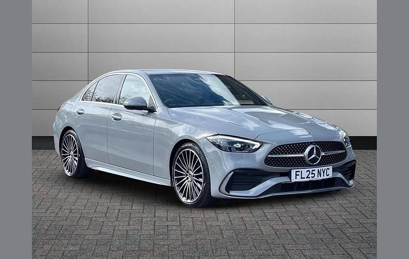 Grey Used 2025 Mercedes C200 AMG Line Premium Plus Sedan | £41,595 - Image 1/4