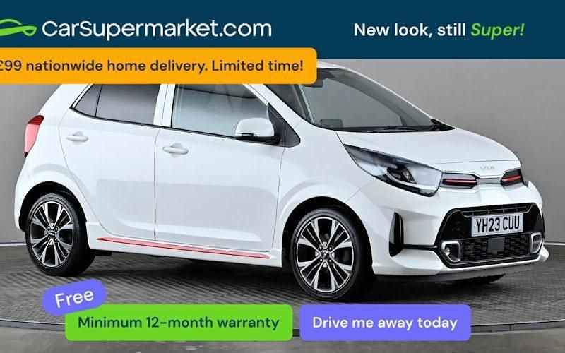 Used Kia Picanto GT-Line 67 HP (49 kW) 2023 White Hatchback