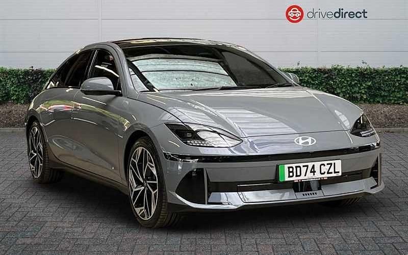 Blue Used 2024 Hyundai Ioniq 6 Premium Sedan | £28,830 (Expensive) - Image 1/4
