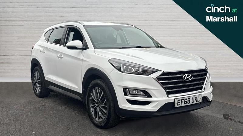 White Used 2019 Hyundai Tucson Premium SUV | £10,161 (Fair price) - Image 1/4