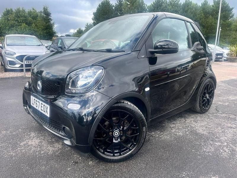 Black Used 2017 Smart ForTwo Cabrio Premium Cabriolet | £8,995 (Fair price) - Image 1/4