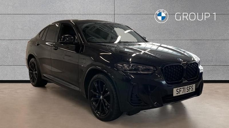 Black Used 2022 BMW X4 M Sport SUV | £30,950 (Fair price) - Image 1/4