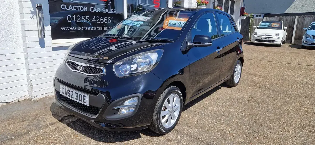 Used Kia Picanto 68 HP (50 kW) 2012 Black Hatchback