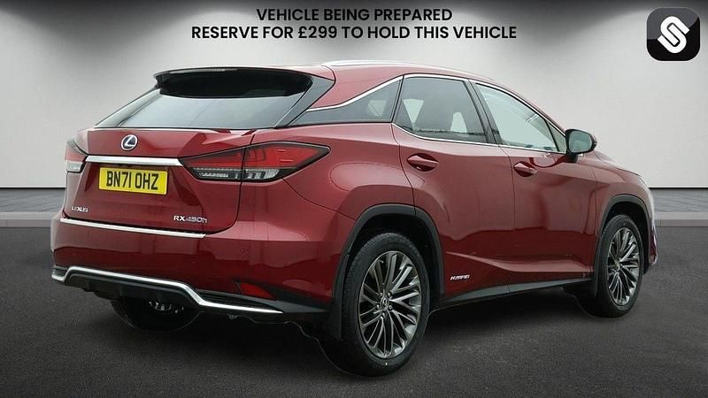 Used Lexus RX450h 2021 Red SUV