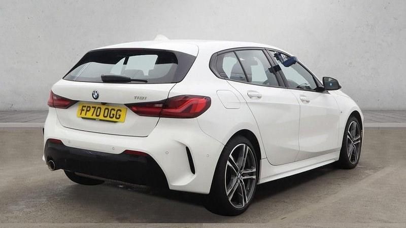 Used BMW 118 M Sport 140 HP (102 kW) 2020 White Hatchback