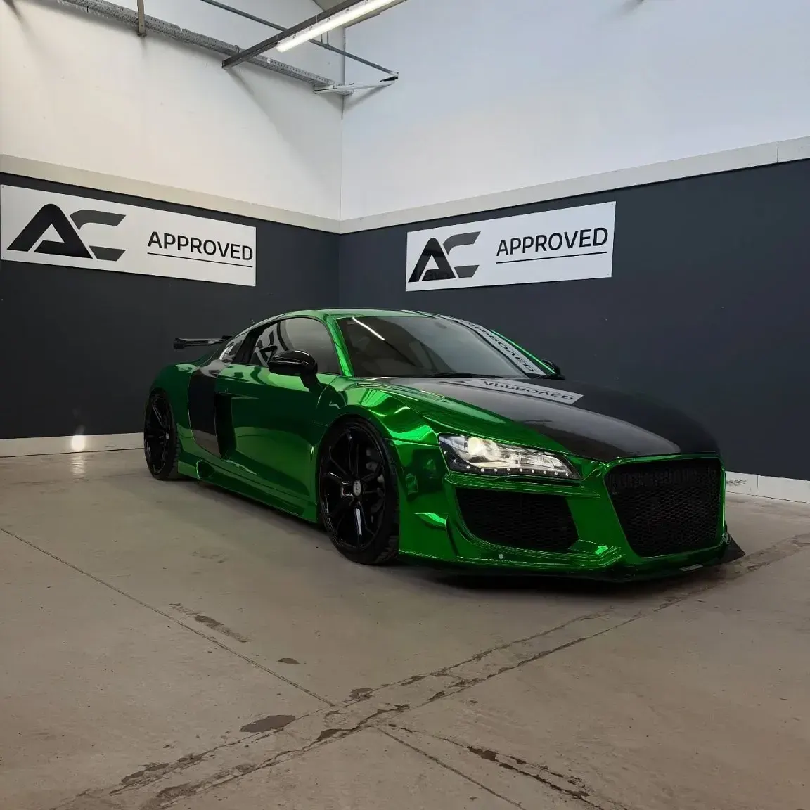 Begagnad Audi R8 Coupé Performance 2008 Grön Sportkupé