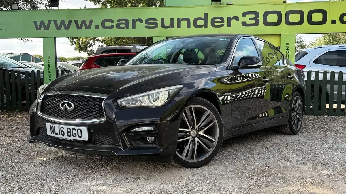 Used Infiniti Q50 Sport Tech 170 HP (125 kW) 2016 Black Sedan