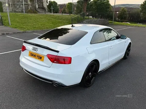 Used Audi A5 S-Line 245 HP (180 kW) 2014 White Coupe