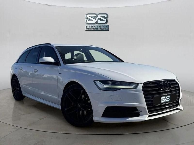 Used Audi A6 Black Edition 190 HP (139 kW) 2015 White Estate