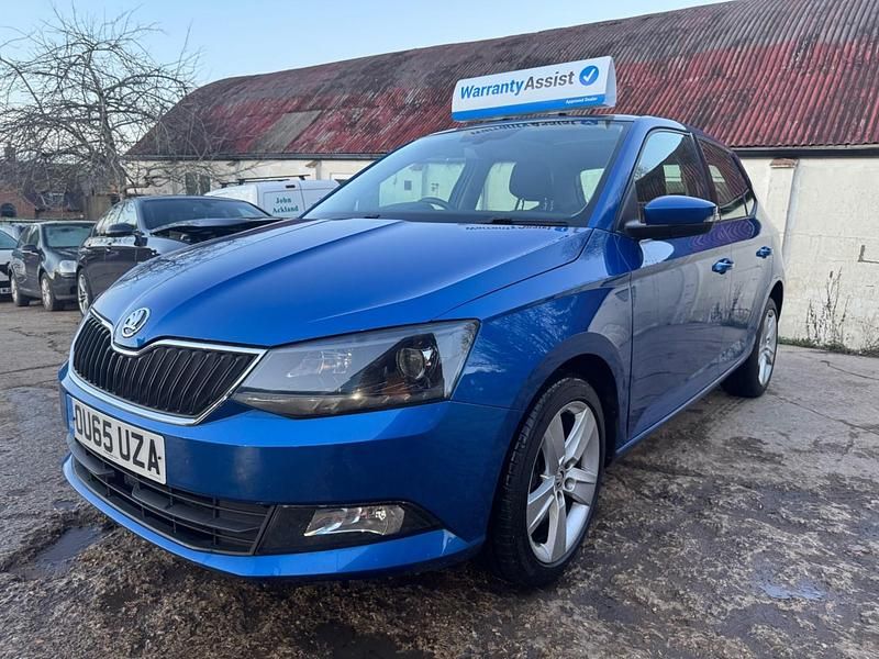 Used Skoda Fabia SE L 110 HP (80 kW) 2015 Blue Hatchback