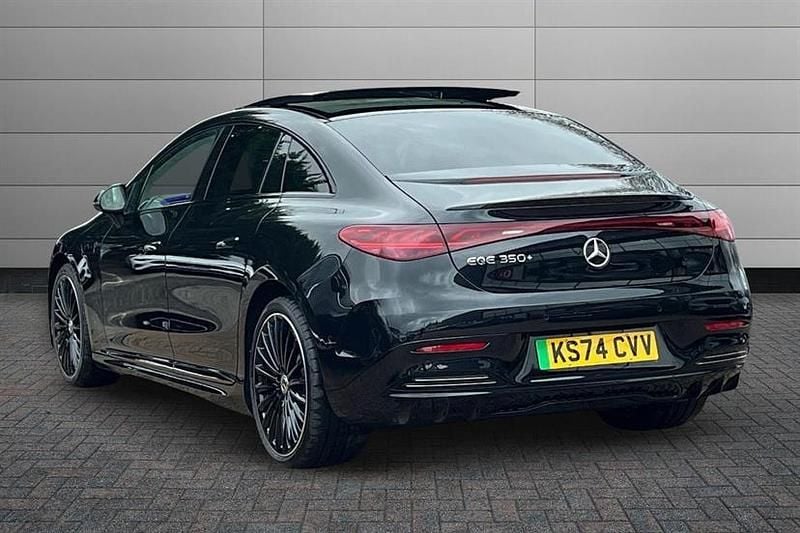 Used Mercedes EQE350 AMG line 214 kW (292 HP) 2024 Obsidian black Sedan