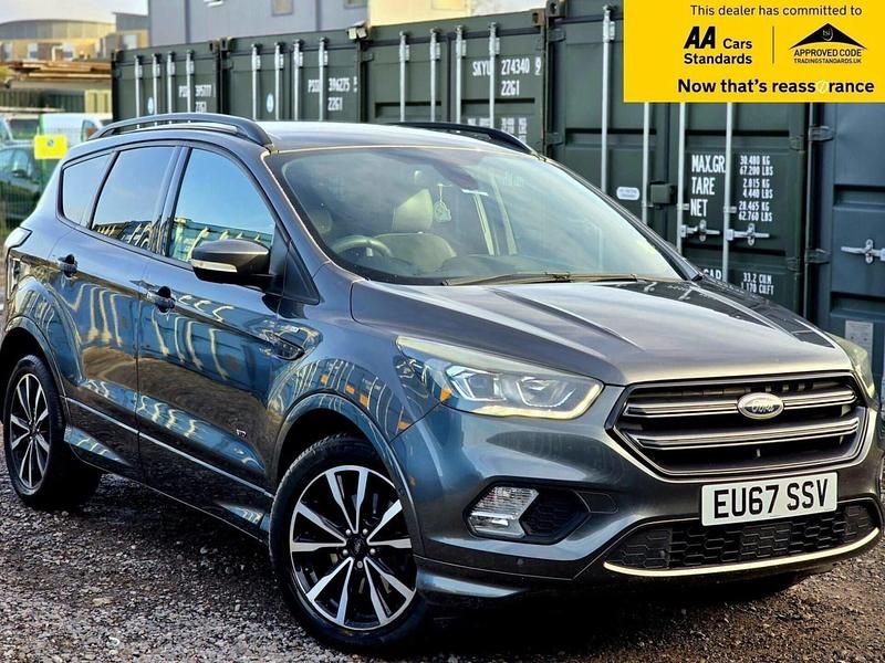 Grey Used 2017 Ford Kuga ST-Line SUV | £10,988 (Fair price) - Image 1/4