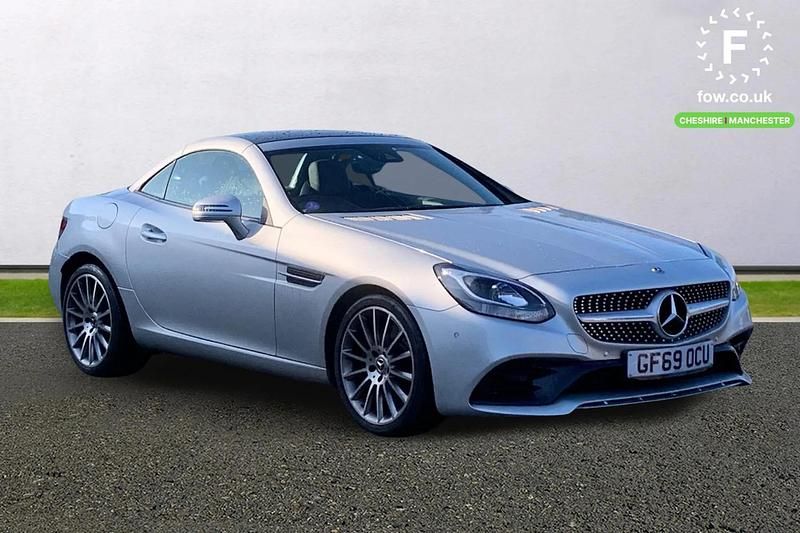 Used Mercedes SLC300 AMG line 245 HP (180 kW) 2019 Silver Cabriolet