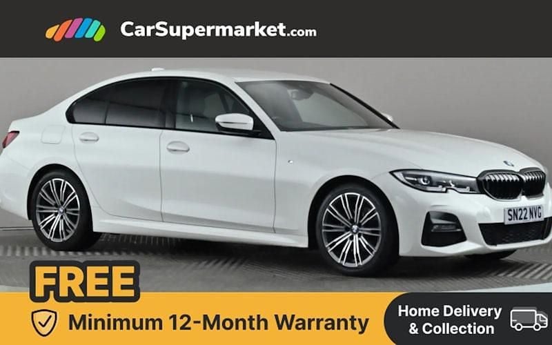 White Used 2022 BMW 320 M Sport Sedan | £22,697 (Fair price) - Image 1/4